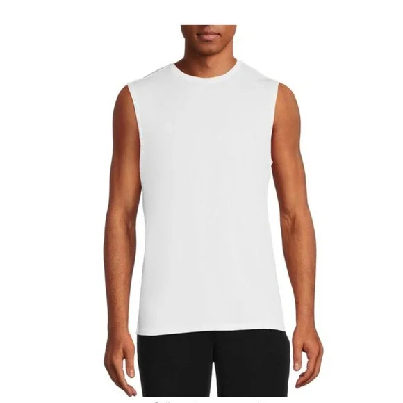 Dickies Men's Muscle Tank Top 2 Pack White - Picture 3 of 4